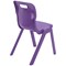 Titan One Piece Classroom Chair, 482x510x829mm, Purple
