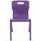 Titan One Piece Classroom Chair, 482x510x829mm, Purple