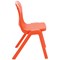 Titan One Piece Classroom Chair, 482x510x829mm, Orange