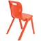 Titan One Piece Classroom Chair, 482x510x829mm, Orange
