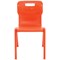 Titan One Piece Classroom Chair, 482x510x829mm, Orange
