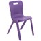 Titan One Piece Classroom Chair, 482x510x829mm, Purple, Pack of 10