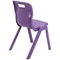 Titan One Piece Classroom Chair, 482x510x829mm, Purple, Pack of 10