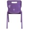 Titan One Piece Classroom Chair, 482x510x829mm, Purple, Pack of 10