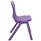 Titan One Piece Classroom Chair, 482x510x829mm, Purple, Pack of 30