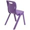 Titan One Piece Classroom Chair, 482x510x829mm, Purple, Pack of 30