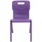 Titan One Piece Classroom Chair, 482x510x829mm, Purple, Pack of 30