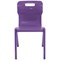 Titan One Piece Classroom Chair, 482x510x829mm, Purple, Pack of 30