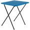 Titan Folding Exam Desk, 600x600x710mm, Polypropylene, Blue