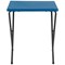 Titan Folding Exam Desk, 600x600x710mm, Polypropylene, Blue