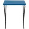 Titan Folding Exam Desk, 600x600x710mm, Polypropylene, Blue