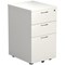 Jemini 3 Drawer Under Desk Pedestal, White
