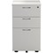 Jemini 3 Drawer Under Desk Pedestal, White