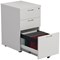 Jemini 3 Drawer Under Desk Pedestal, White
