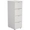 Jemini Foolscap Filing Cabinet, 4 Drawer, White Jemini Foolscap Filing Cabinet, 4 Drawer, White