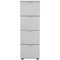 Jemini Foolscap Filing Cabinet, 4 Drawer, White Jemini Foolscap Filing Cabinet, 4 Drawer, White