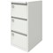 Jemini Foolscap Filing Cabinet, 3 Drawer, White