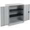 Talos Medium Steel Stationery Cupboard, 2 Shelves, 1000mm High, White