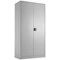 Talos Double Door Stationery Cupboard 920x420x1790mm Grey