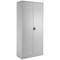 Talos Extra Tall Steel Stationery Cupboard, 4 Shelves, 1950mm High, Grey