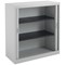 Talos Low Tambour Unit, Supplied with 2 Shelves, 1000x450x1050mm, Grey