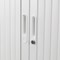 Talos Low Tambour Unit, Supplied with 2 Shelves, 1000x450x1050mm, White