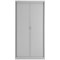 Talos Tall Tambour Unit, Supplied with 4 Shelves1000x450x1950mm, Grey