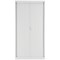 Talos Tall Tambour Unit, Supplied with 4 Shelves, 1000x450x1950mm, White