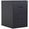 Talos Foolscap Filing Cabinet, 2 Drawer, Black