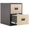 Talos Foolscap Filing Cabinet, 2 Drawer, Coffee and Cream Talos Foolscap Filing Cabinet, 2 Drawer, Coffee and Cream