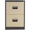 Talos Foolscap Filing Cabinet, 2 Drawer, Coffee and Cream Talos Foolscap Filing Cabinet, 2 Drawer, Coffee and Cream