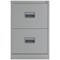 Talos Foolscap Filing Cabinet, 2 Drawer, Grey