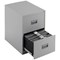 Talos Foolscap Filing Cabinet, 2 Drawer, Grey