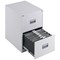 Talos Foolscap Filing Cabinet, 2 Drawer, White
