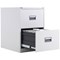 Talos Foolscap Filing Cabinet, 2 Drawer, White