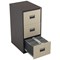Talos Foolscap Filing Cabinet, 3 Drawer, Coffee and Cream