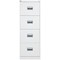 Talos Foolscap Filing Cabinet, 4 Drawer, White