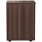 Jemini 3 Drawer Tall Mobile Pedestal, Walnut