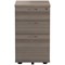 Jemini 3 Drawer Tall Mobile Pedestal, Grey Oak