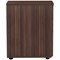 Jemini 3 Drawer Desk High Pedestal, 600mm Deep, Walnut Jemini 3 Drawer Desk High Pedestal, 600mm Deep, Walnut