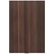 Jemini 3 Drawer Desk High Pedestal, 600mm Deep, Walnut Jemini 3 Drawer Desk High Pedestal, 600mm Deep, Walnut