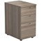 Jemini 3 Drawer Desk High Pedestal, 600mm Deep, Grey Oak Jemini 3 Drawer Desk High Pedestal, 600mm Deep, Grey Oak