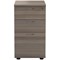 Jemini 3 Drawer Desk High Pedestal, 600mm Deep, Grey Oak Jemini 3 Drawer Desk High Pedestal, 600mm Deep, Grey Oak