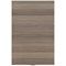 Jemini 3 Drawer Desk High Pedestal, 600mm Deep, Grey Oak