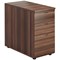 Jemini 3 Drawer Desk High Pedestal, 800mm Deep, Walnut Jemini 3 Drawer Desk High Pedestal, 800mm Deep, Walnut