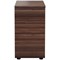 Jemini 3 Drawer Desk High Pedestal, 800mm Deep, Walnut Jemini 3 Drawer Desk High Pedestal, 800mm Deep, Walnut
