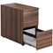Jemini 3 Drawer Desk High Pedestal, 800mm Deep, Walnut Jemini 3 Drawer Desk High Pedestal, 800mm Deep, Walnut