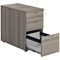 Jemini 3 Drawer Desk High Pedestal, 800mm Deep, Grey Oak Jemini 3 Drawer Desk High Pedestal, 800mm Deep, Grey Oak