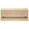 Jemini Reception Modular Straight Riser Unit, 1200x315x400mm, Maple