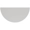 Jemini Semi Circular Multipurpose Table, 1600x800mm, White